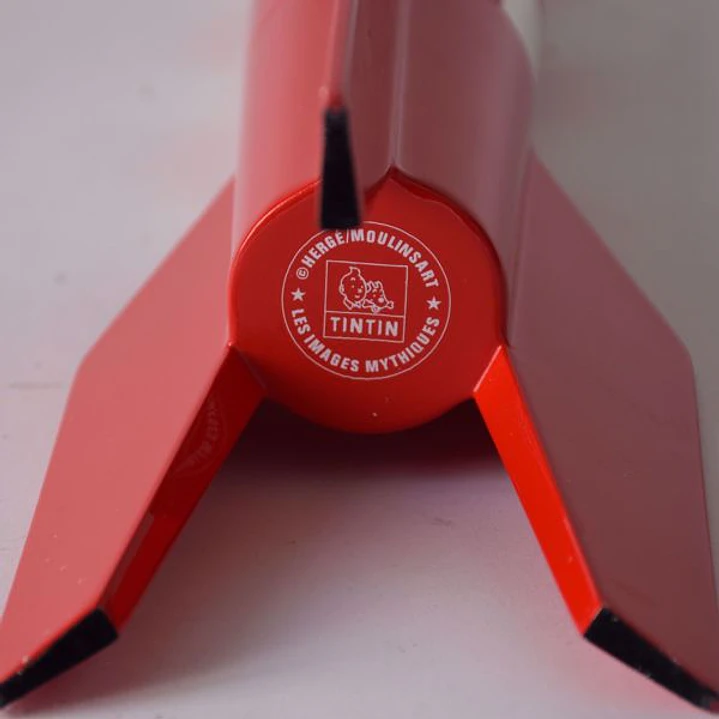 Cohete de colección en resina  Tintin - 60 Cm 3