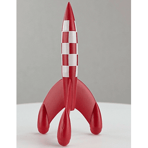 Cohete de colección en resina  Tintin - 60 Cm