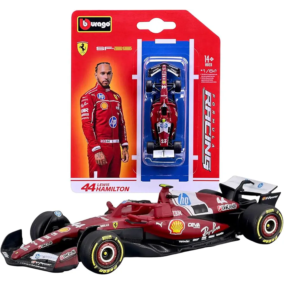 Carro Colección  F1 Ferrari Sf 25 1/64 1