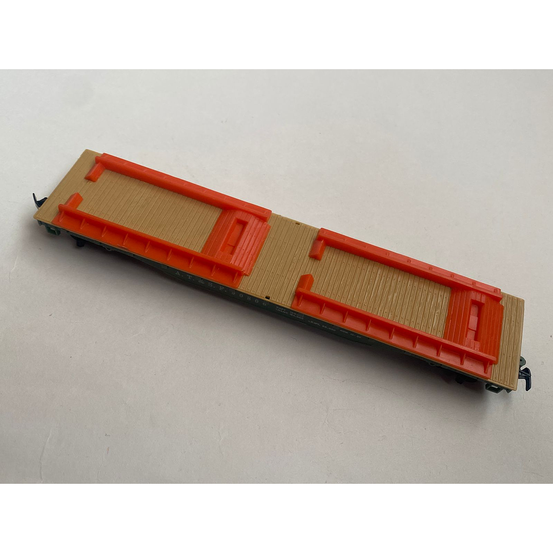 Tren electrico plataforma de carga tipo 