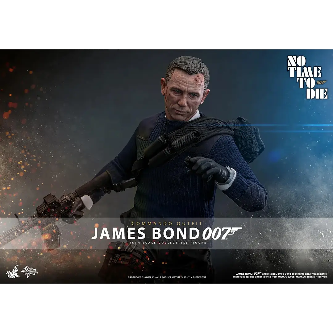  Figura de acción a escala 1/6 de James Bond (Traje de comando) - Sin tiempo para morir de Hot Toys Collectibles 2