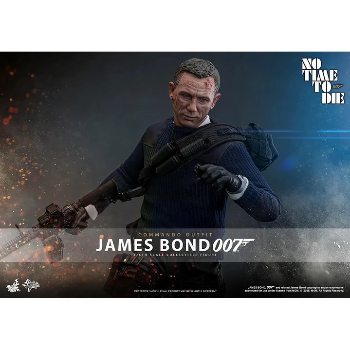  Figura de acción a escala 1/6 de James Bond (Traje de comando) - Sin tiempo para morir de Hot Toys Collectibles 2
