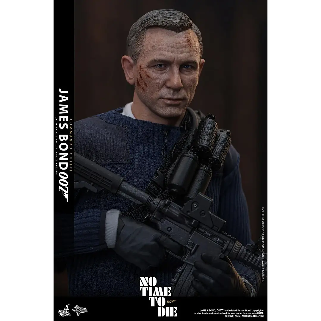  Figura de acción a escala 1/6 de James Bond (Traje de comando) - Sin tiempo para morir de Hot Toys Collectibles 3