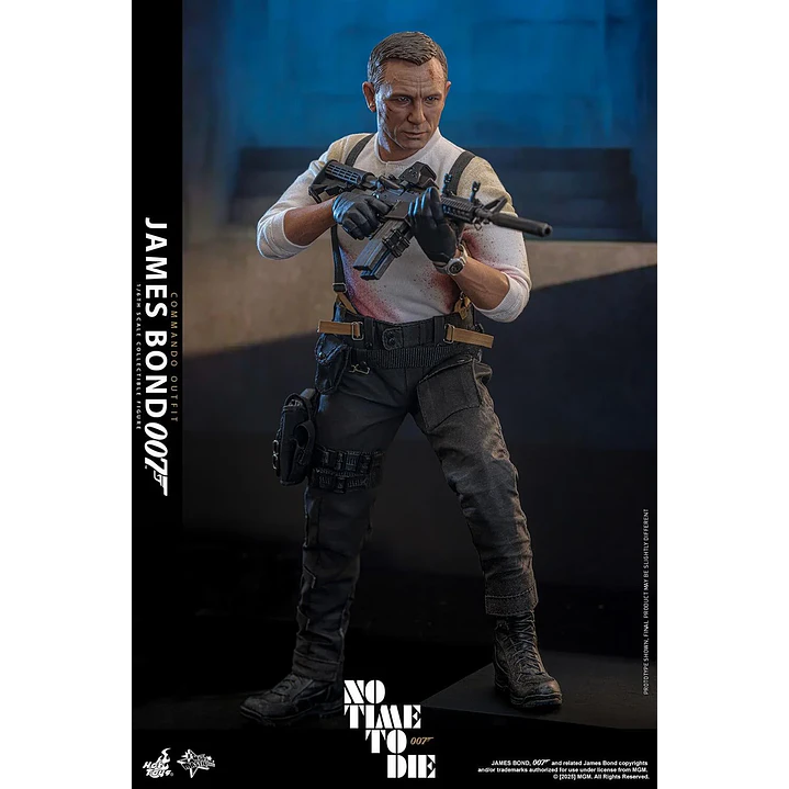  Figura de acción a escala 1/6 de James Bond (Traje de comando) - Sin tiempo para morir de Hot Toys Collectibles 5