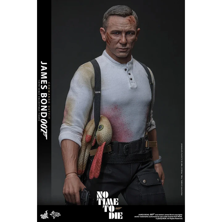  Figura de acción a escala 1/6 de James Bond (Traje de comando) - Sin tiempo para morir de Hot Toys Collectibles 6