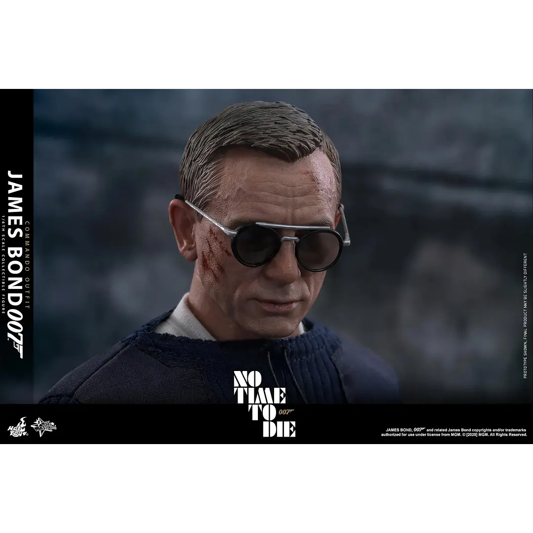  Figura de acción a escala 1/6 de James Bond (Traje de comando) - Sin tiempo para morir de Hot Toys Collectibles 9