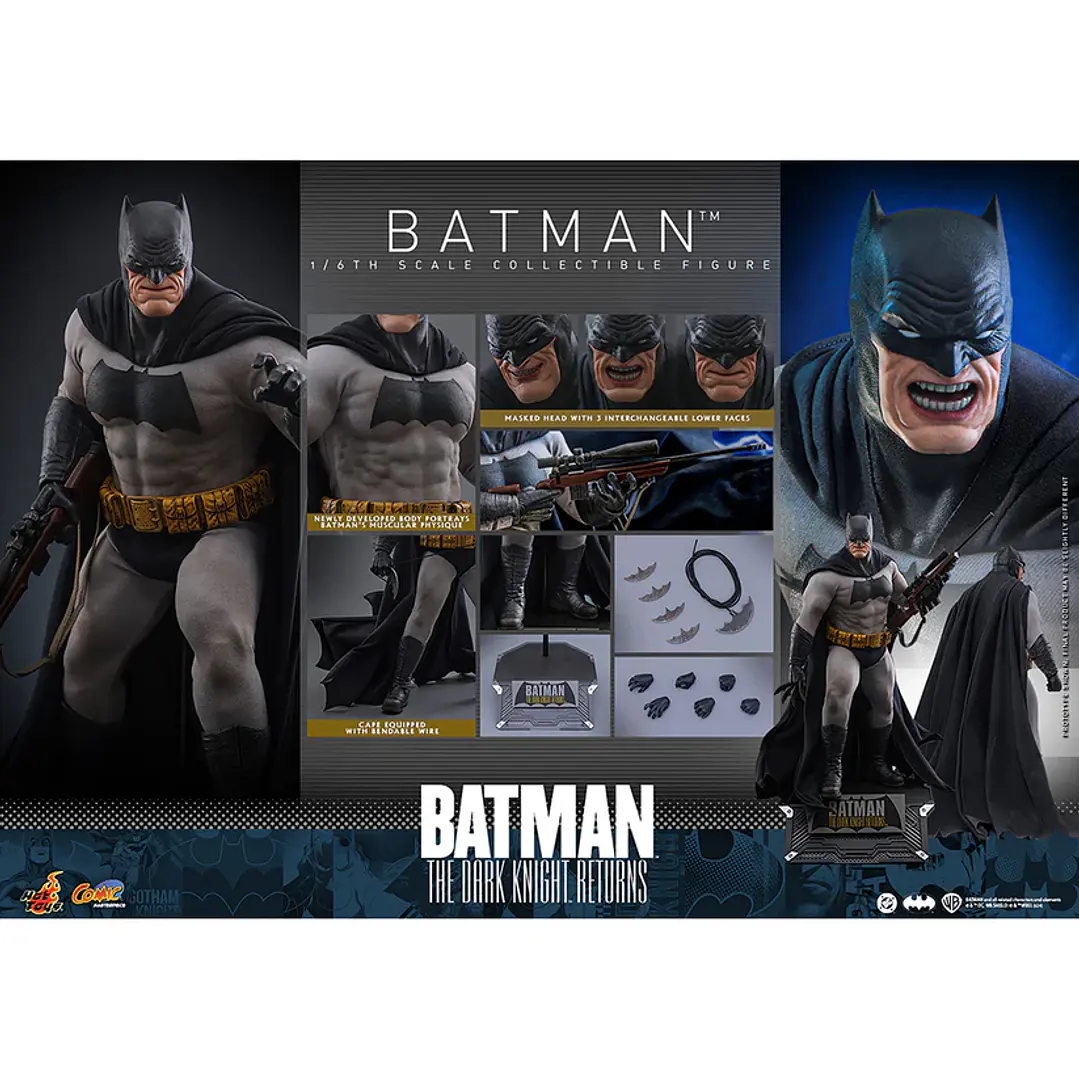 Figura Colección   BATMAN: THE DARK KNIGHT RETURNS Batman Sixth Scale Figure by Hot Toys 2