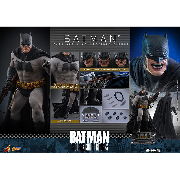 Figura Colección   BATMAN: THE DARK KNIGHT RETURNS Batman Sixth Scale Figure by Hot Toys 2