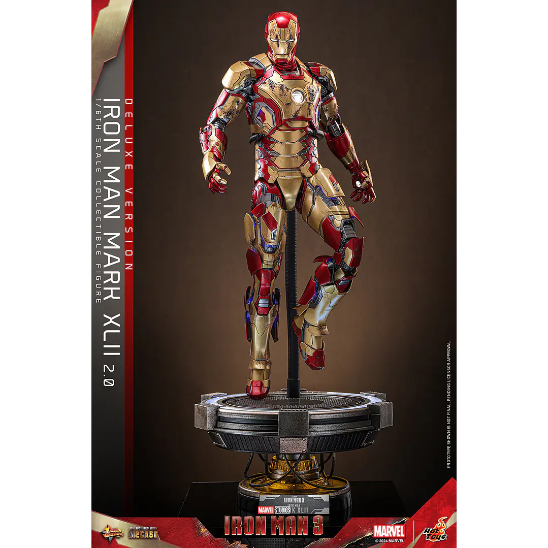 Figura Colección  Iron Man Matk Xlii Deluxe 1/6 2
