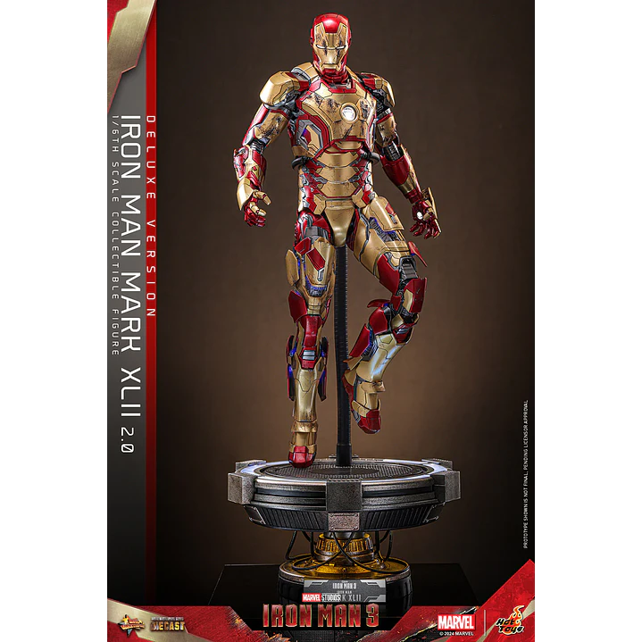 Figura Colección  Iron Man Matk Xlii Deluxe 1/6 2