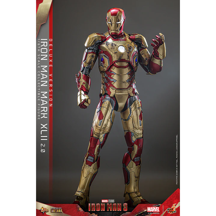 Figura Colección  Iron Man Matk Xlii Deluxe 1/6 3
