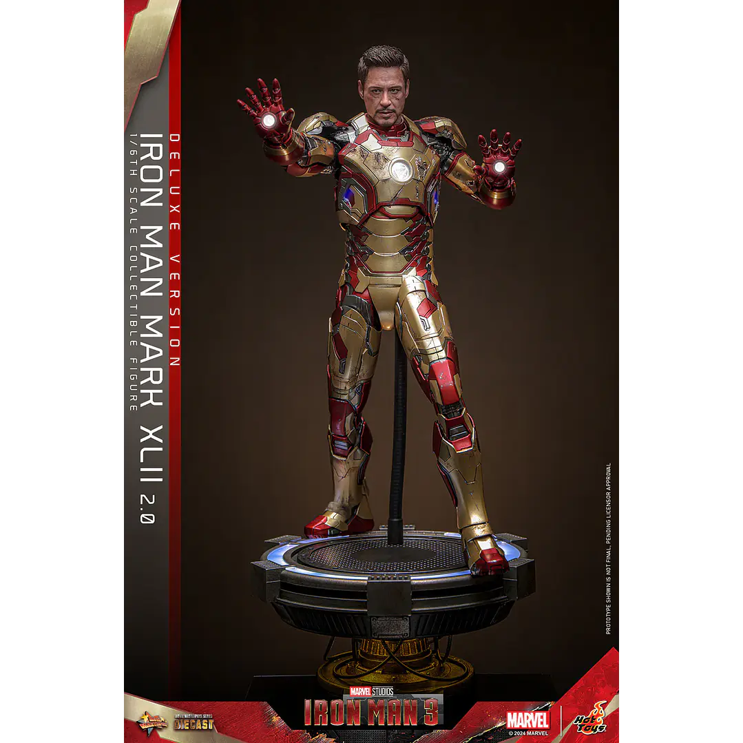 Figura Colección  Iron Man Matk Xlii Deluxe 1/6 4