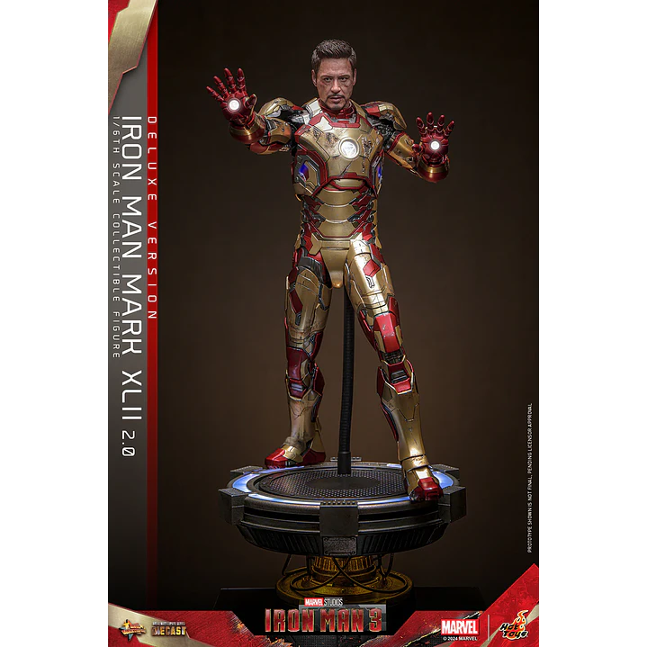 Figura Colección  Iron Man Matk Xlii Deluxe 1/6 4