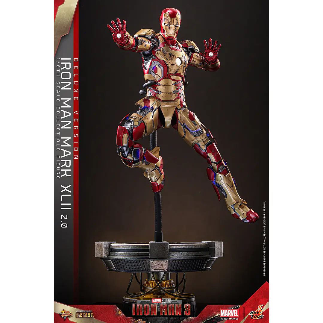 Figura Colección  Iron Man Matk Xlii Deluxe 1/6 7