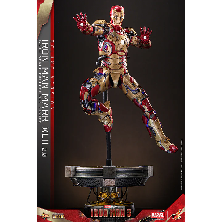 Figura Colección  Iron Man Matk Xlii Deluxe 1/6 7