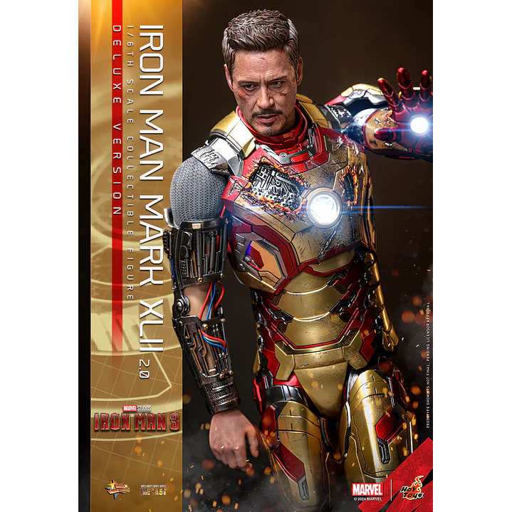 Figura Colección  Iron Man Matk Xlii Deluxe 1/6 8