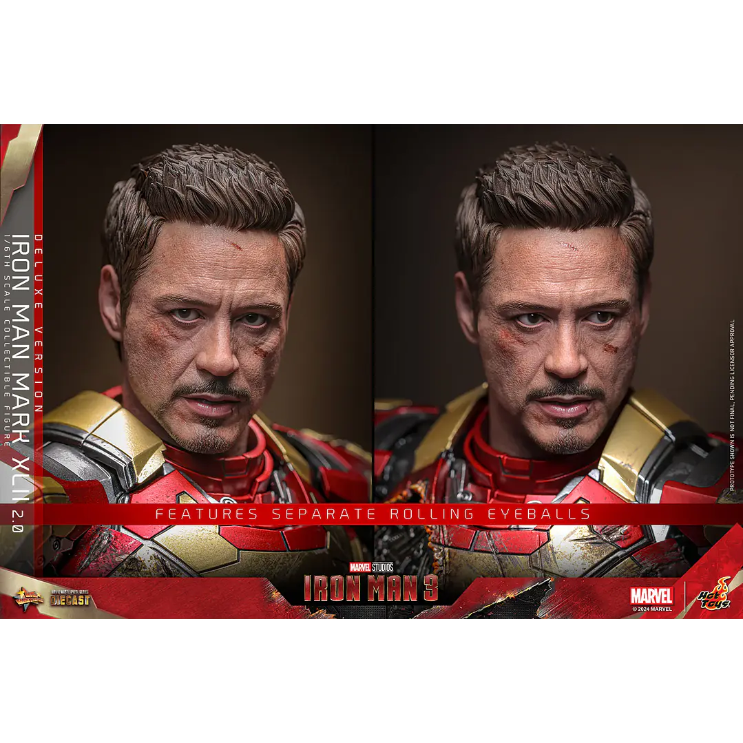 Figura Colección  Iron Man Matk Xlii Deluxe 1/6 13