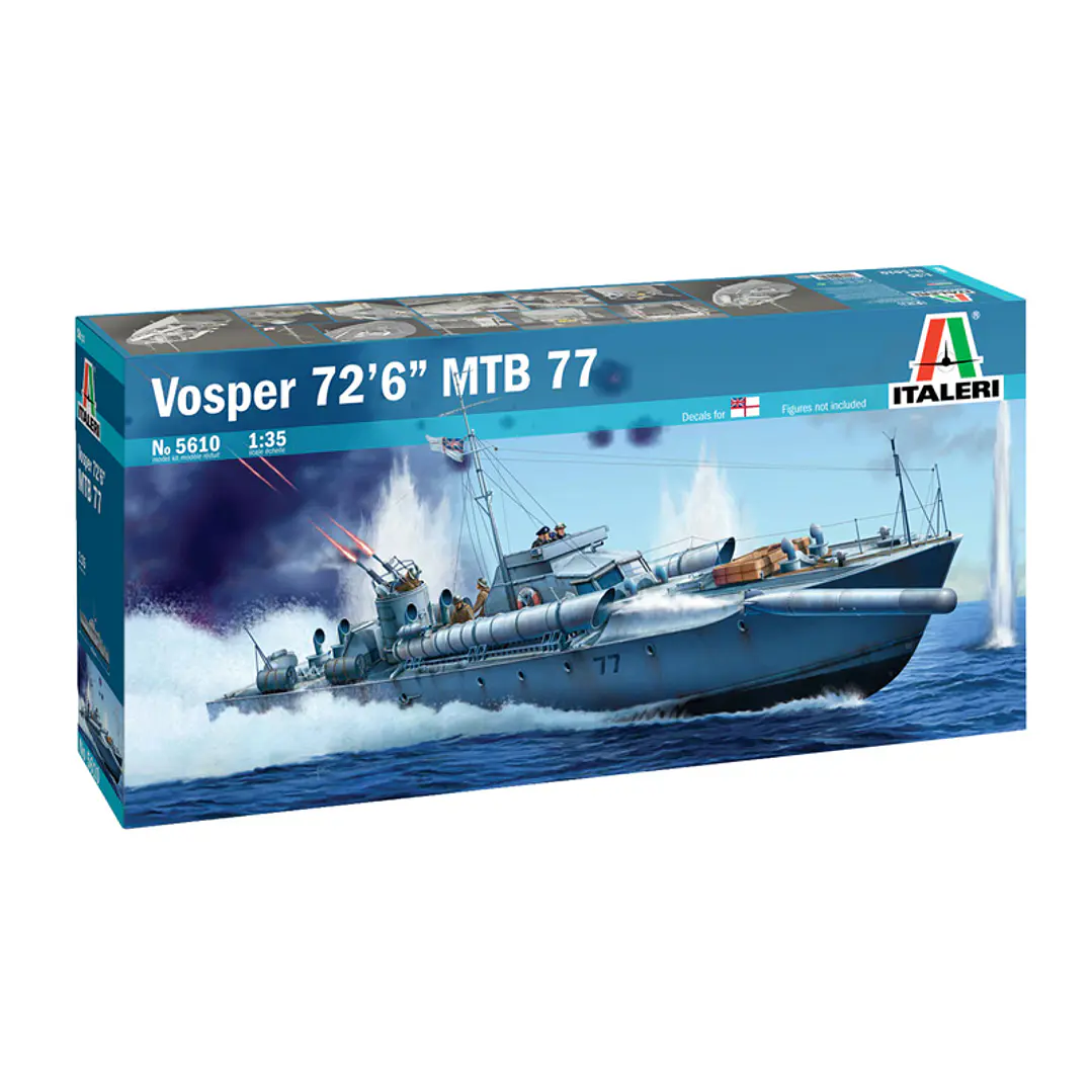 Para armar No Nuevo Vosper 72 6 Mtb77 1/35 1