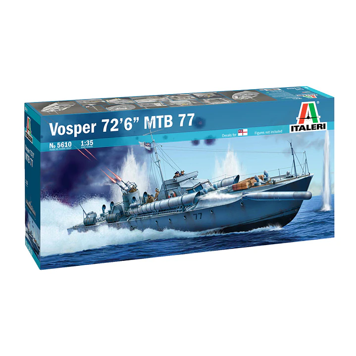 Para armar No Nuevo Vosper 72 6 Mtb77 1/35 1