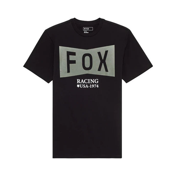  Camiseta Fox Typeface Ss Premium Negra Talla XL 1