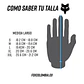  Guantes Fox Bomber Negro Talla XL - Miniatura 3