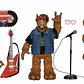 Figura Colección  Alf Figura De Acción Escala 7 Detallada Y Coleccionable Born to Rock - Miniatura 2