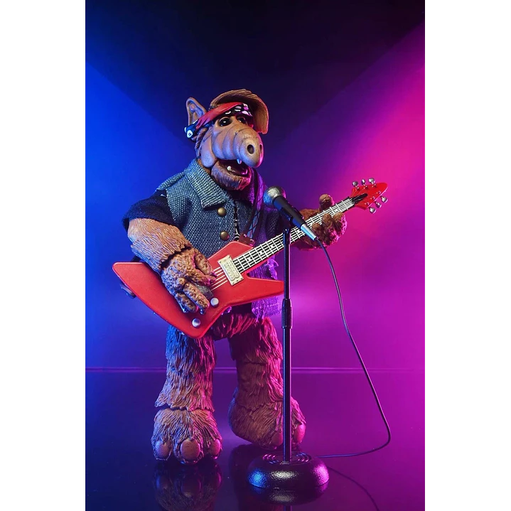 Figura Colección  Alf Figura De Acción Escala 7 Detallada Y Coleccionable Born to Rock 3