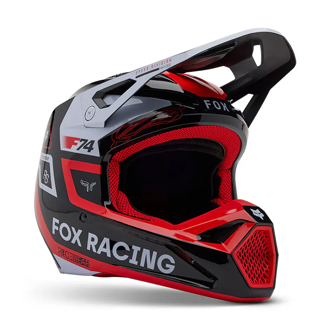  Casco Fox V1 Race Spec Rojo 1