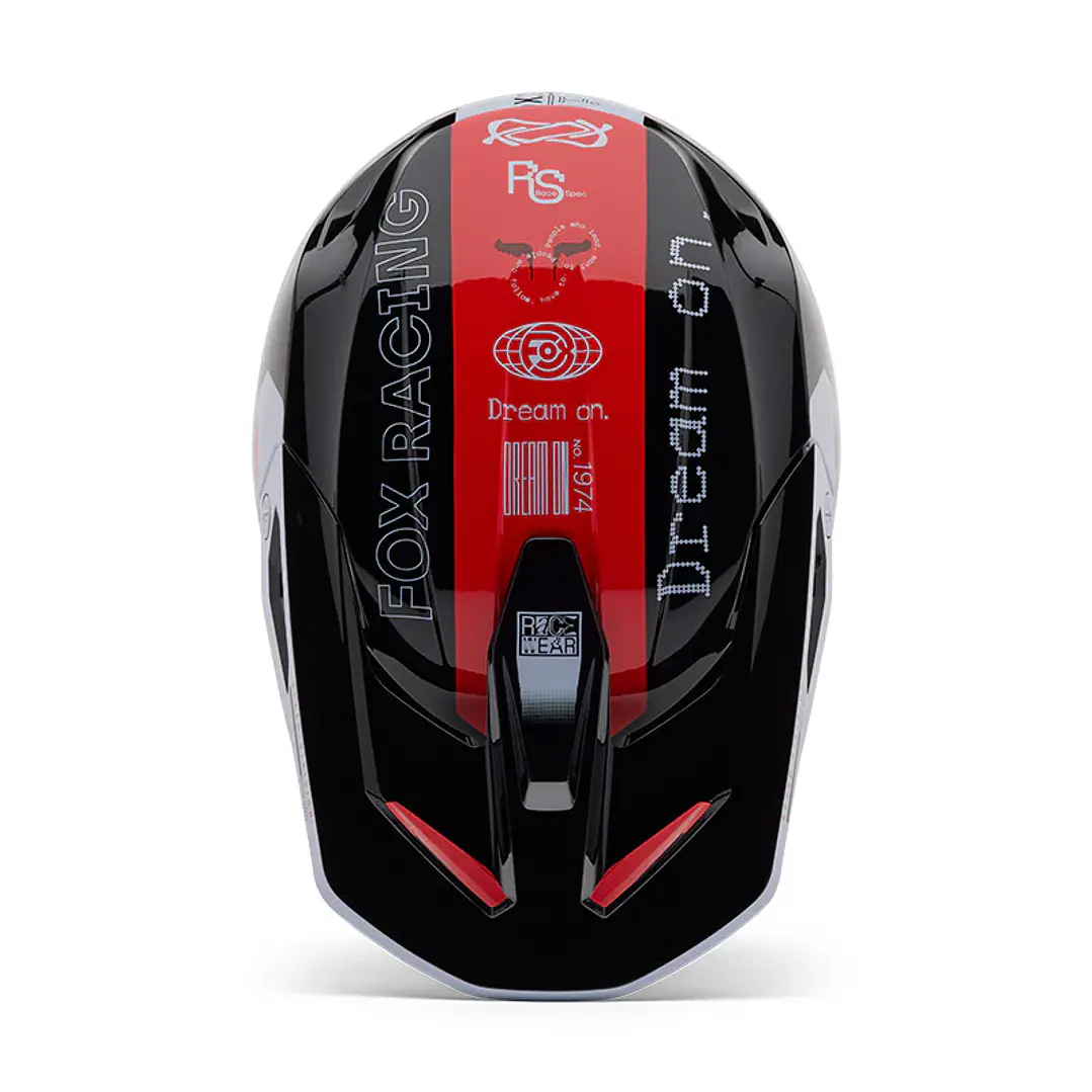  Casco Fox V1 Race Spec Rojo 3