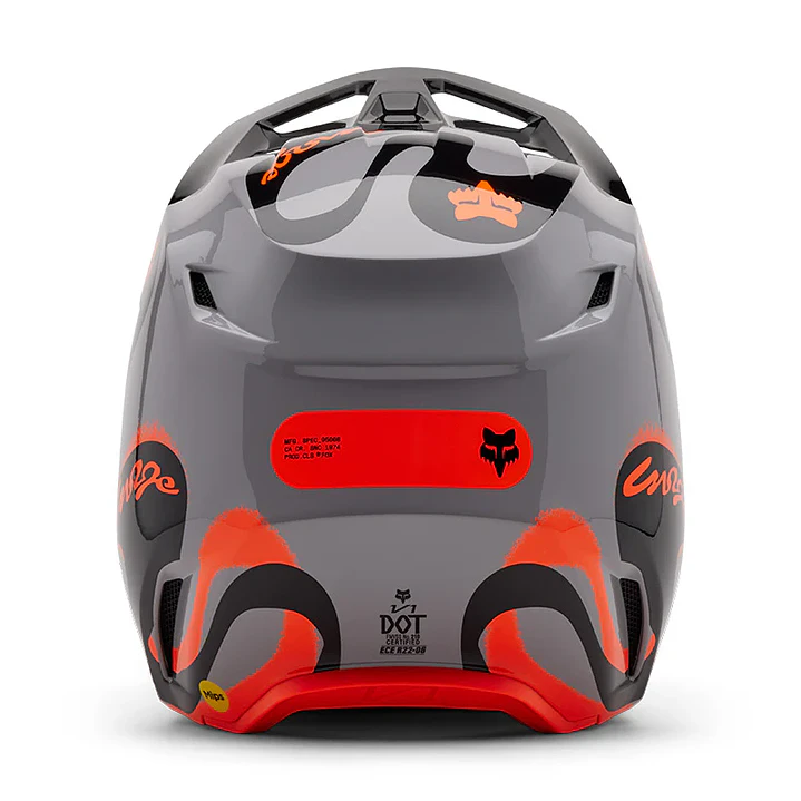  Casco Fox V1 Emotion Naranja Talla M 4