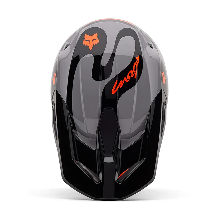  Casco Fox V1 Emotion Naranja Talla M 5