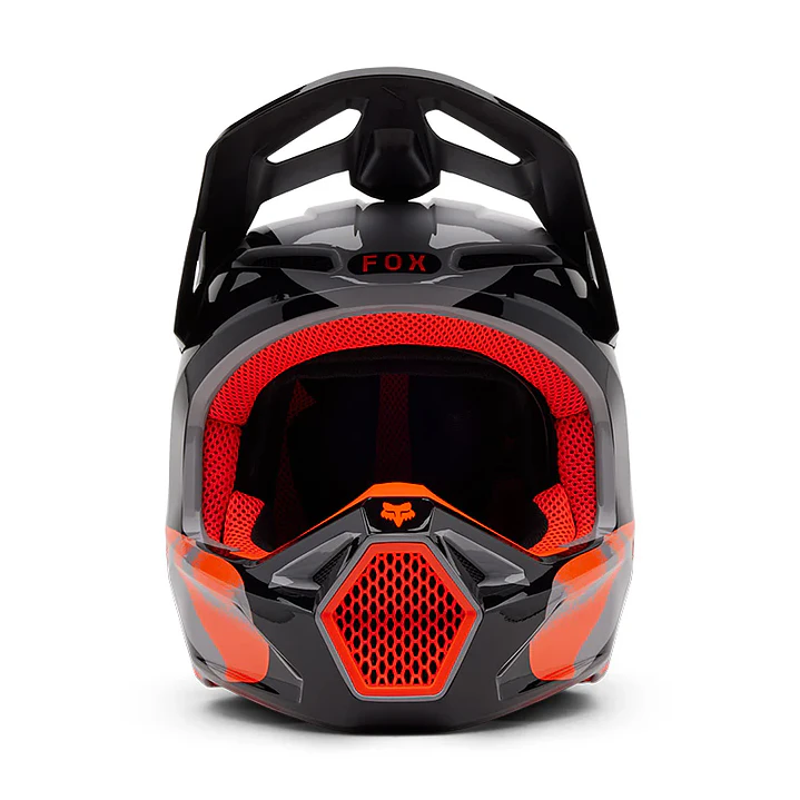  Casco Fox V1 Emotion Naranja Talla M 3