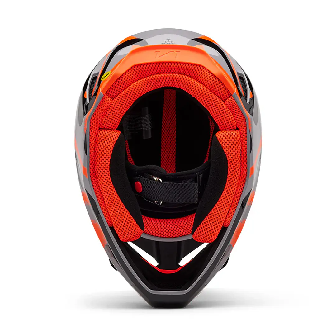  Casco Fox V1 Emotion Naranja Talla M 6