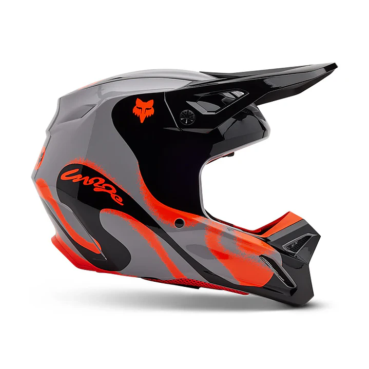  Casco Fox V1 Emotion Naranja Talla M 2