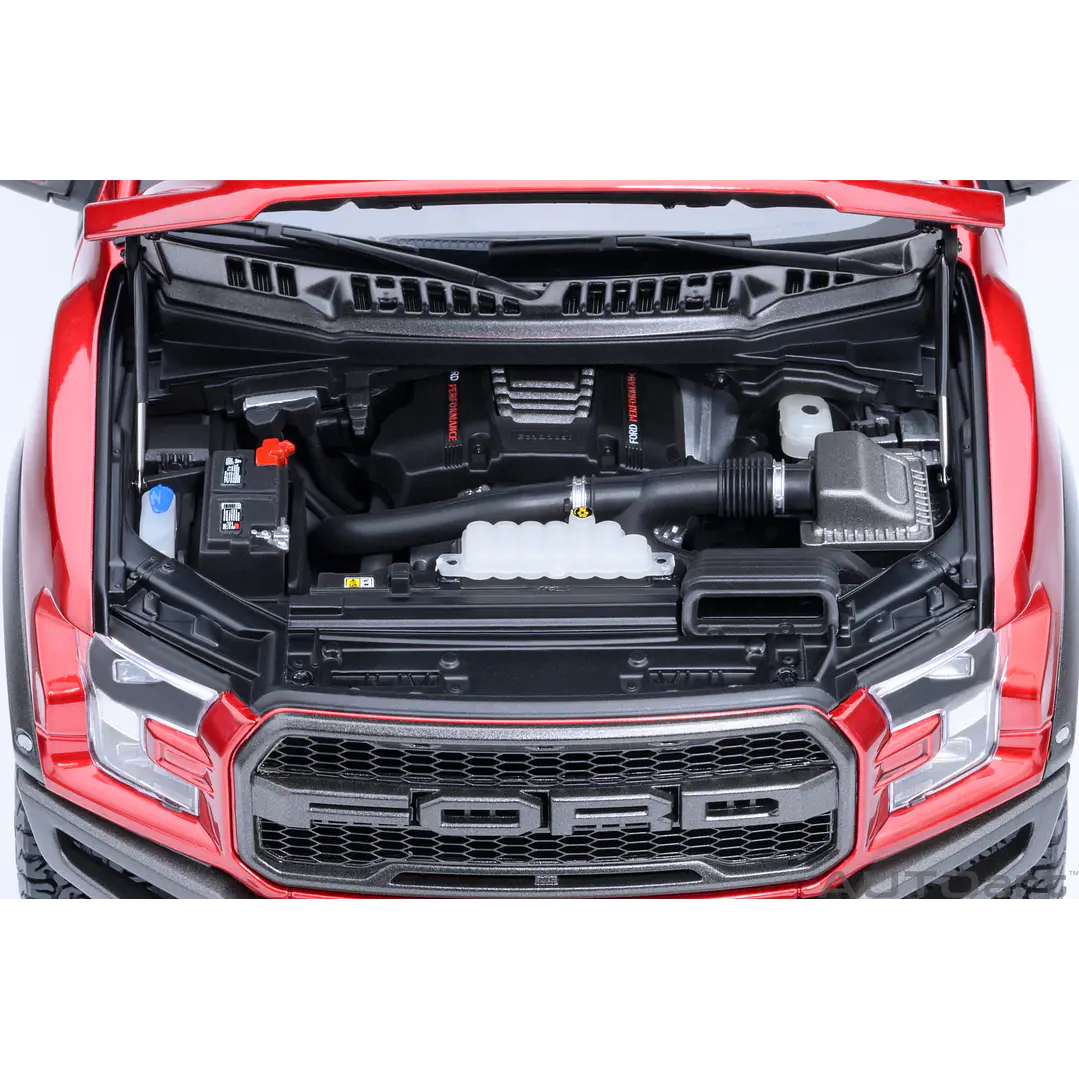 Carro Colección  Ford F150 Raptor   2019 Roja 1/18 19
