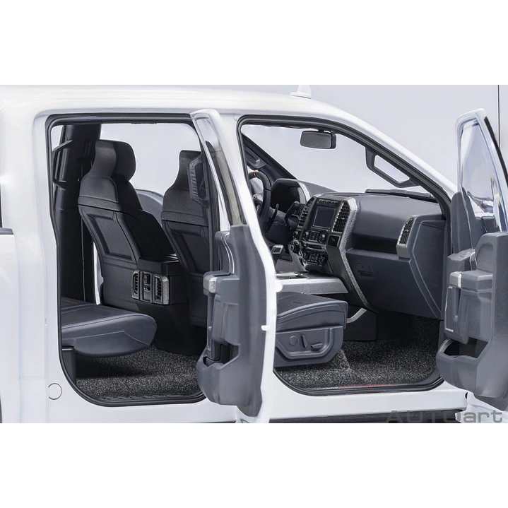 Carro Colección  Ford F150 Raptor 2019 Blanca1/18 14