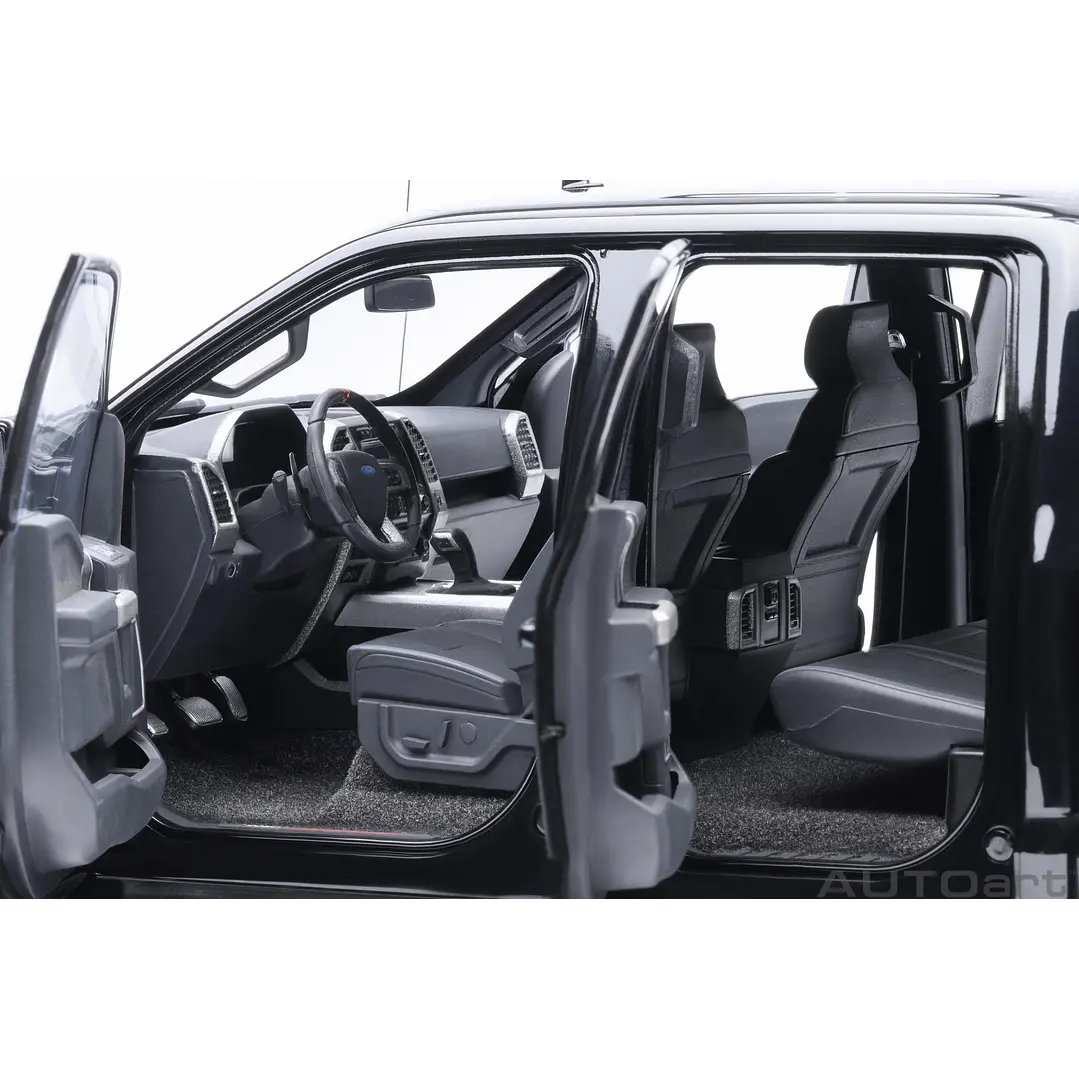 Carro Colección  Ford F150 Raptor  2019 Negra1/18 9