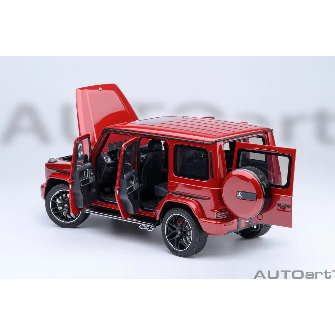 Carro Colección  Mercedes Benz Amg G63 2019 Rojo1/18 4