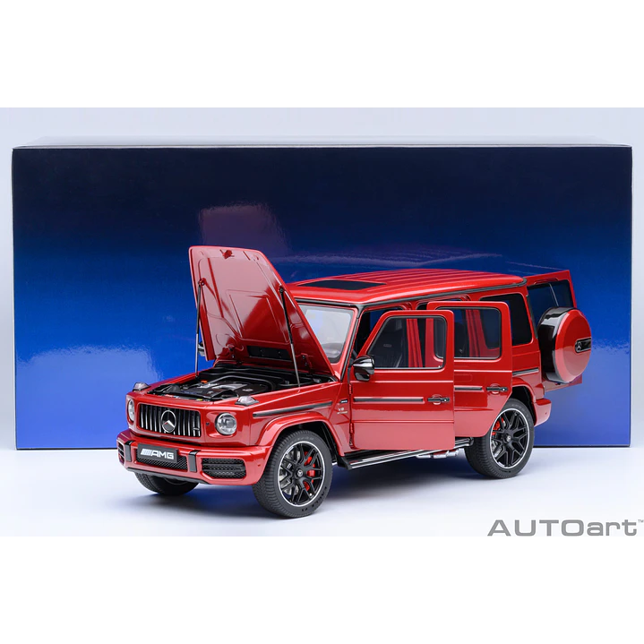 Carro Colección  Mercedes Benz Amg G63 2019 Rojo1/18 8