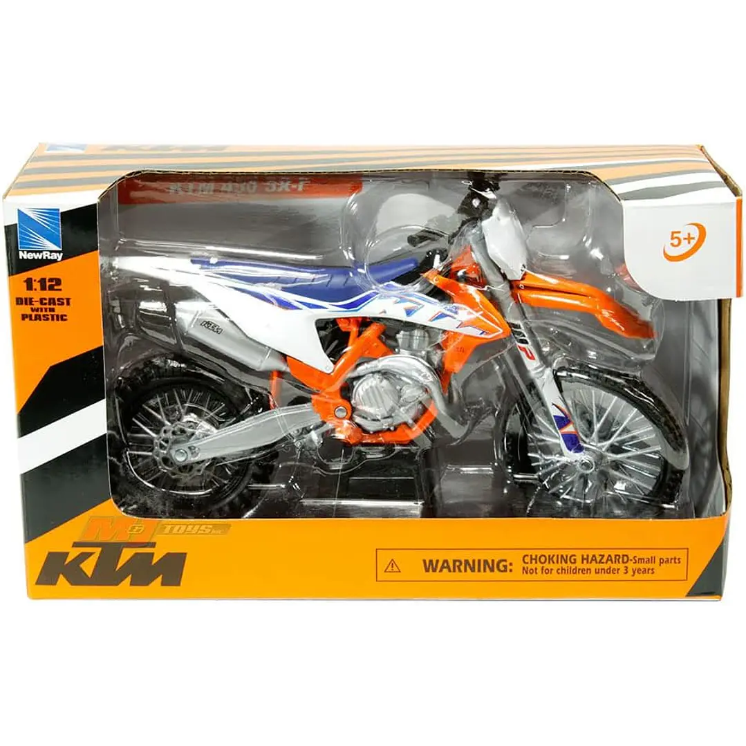  Moto  Ktm 450 Sx-F Naranja 1/12 1