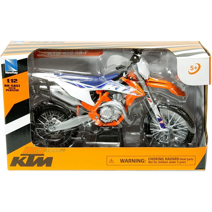  Moto  Ktm 450 Sx-F Naranja 1/12 1