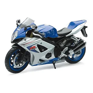 Moto Suzuki Gsx-R1000 Azul+Blan 1/12