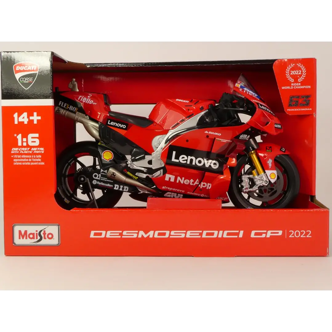  Moto Ducati Desmosedici Gp 2022 1/6 2