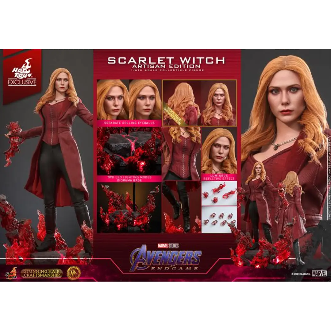 Figura Colección  Scarlet Witch Artisan Ed 1/6. 1
