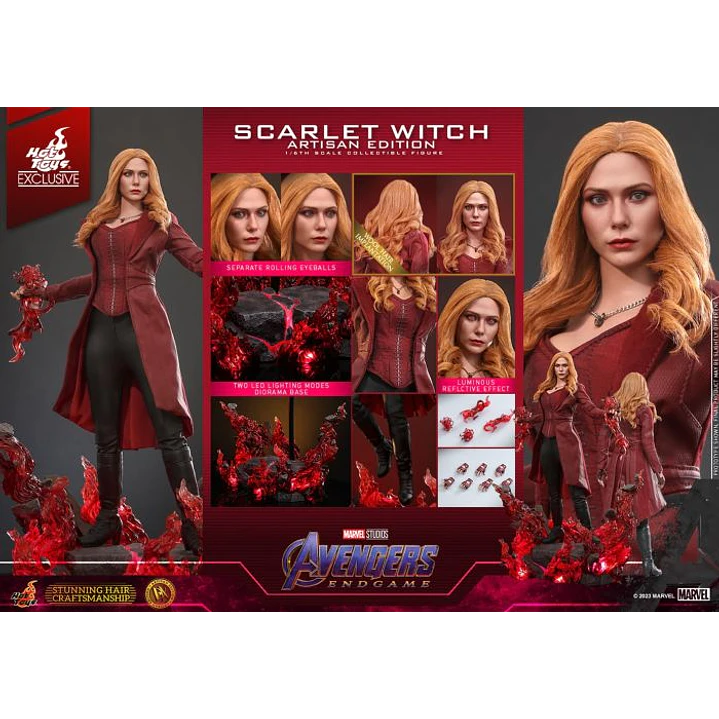 Figura Colección  Scarlet Witch Artisan Ed 1/6. 1