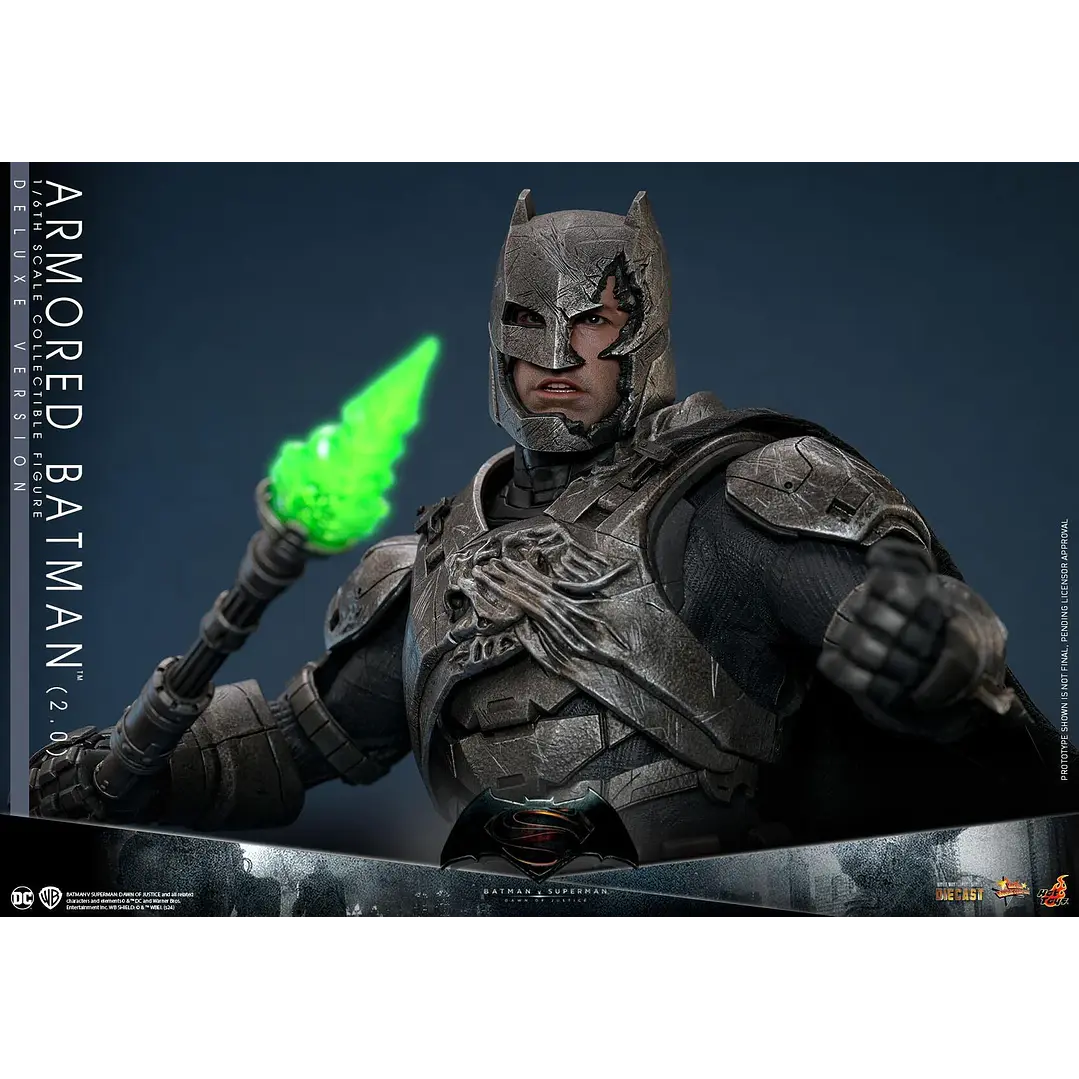 Figura Colección  Armored Batman 2.0 Deluxe 1/6 3