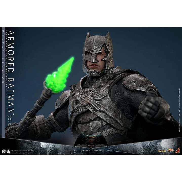 Figura Colección  Armored Batman 2.0 Deluxe 1/6 3