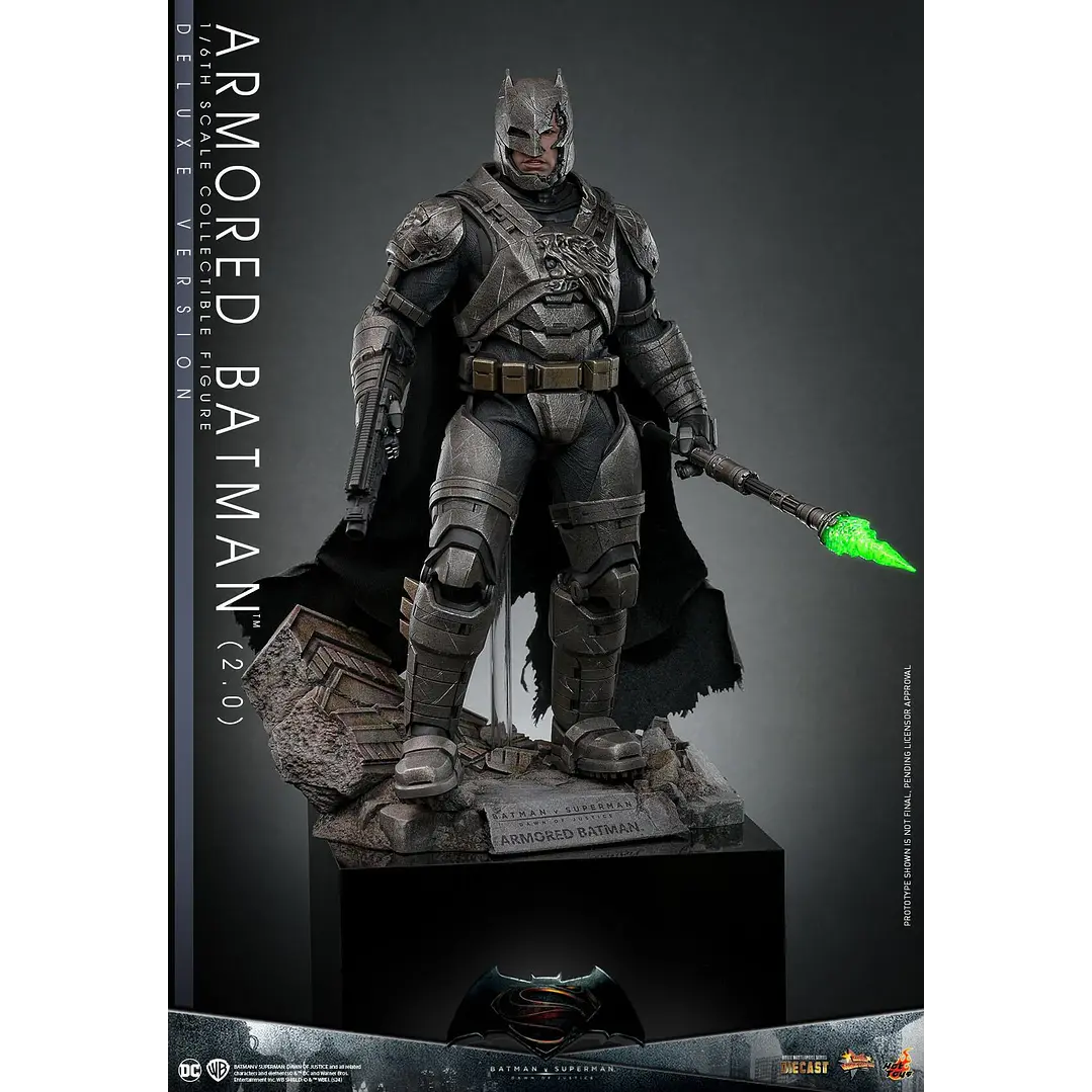 Figura Colección  Armored Batman 2.0 Deluxe 1/6 4