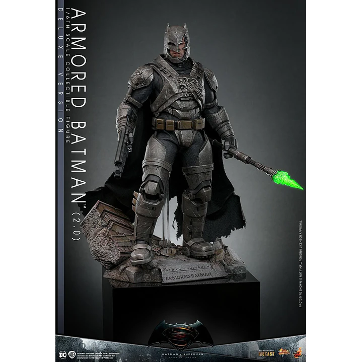 Figura Colección  Armored Batman 2.0 Deluxe 1/6 4