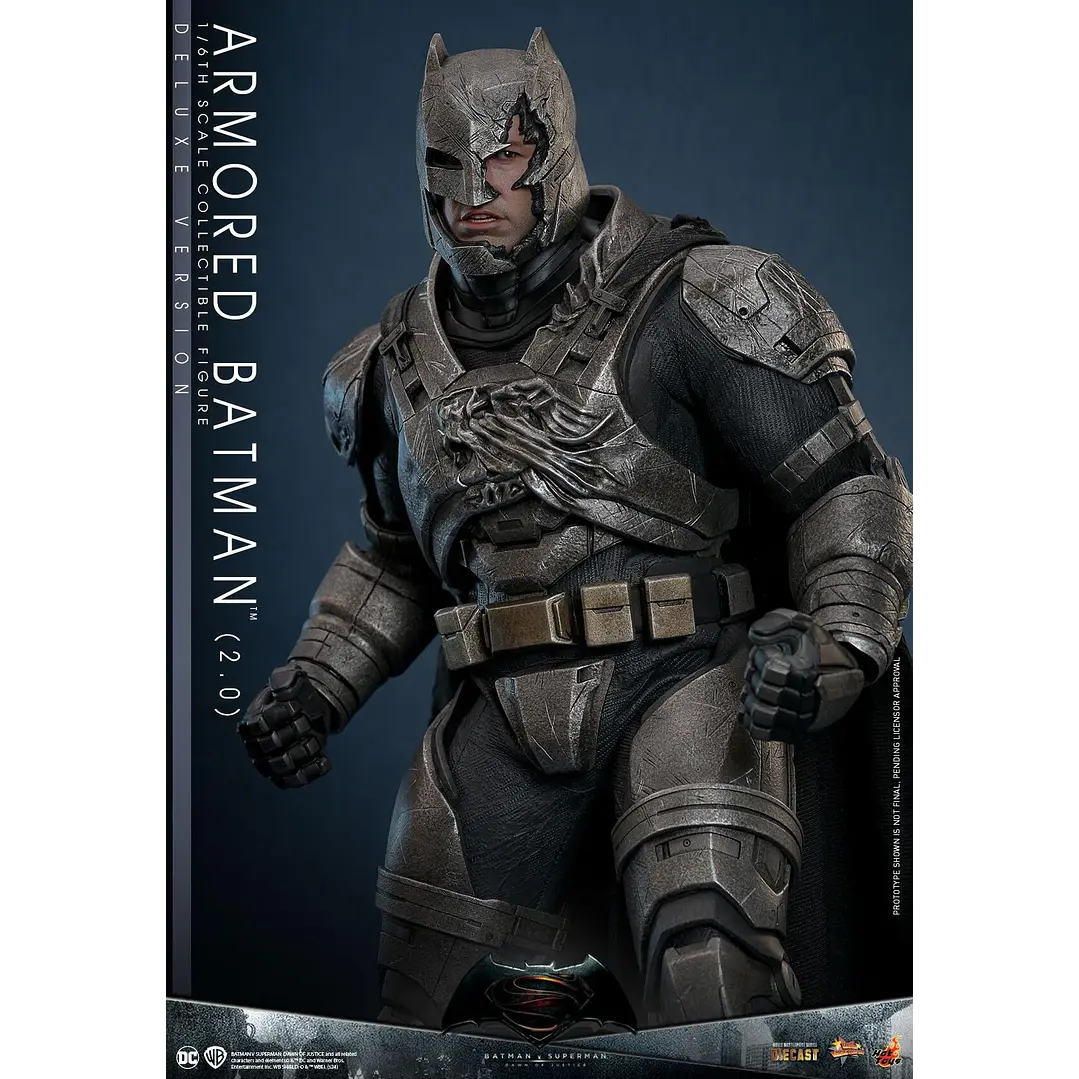 Figura Colección  Armored Batman 2.0 Deluxe 1/6 5